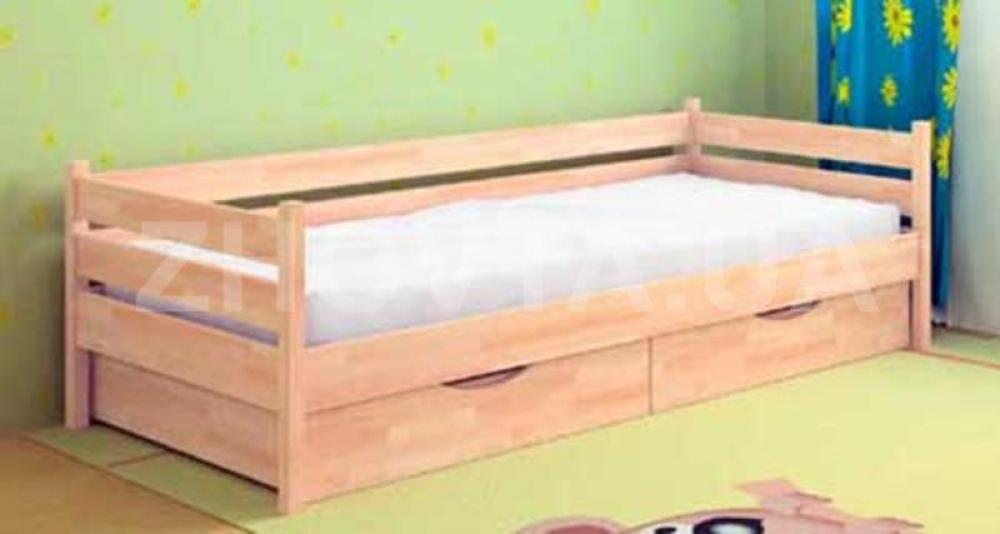 Кровать  детская  НОТА  натуральное  дерево – бук  «Эстелла»
