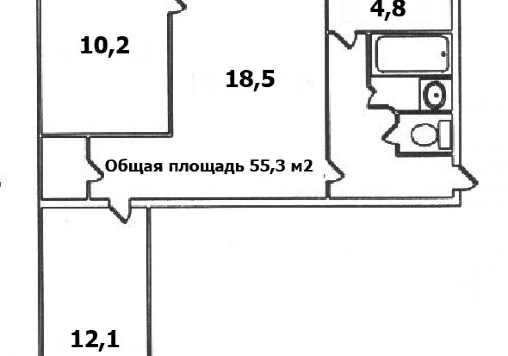 Планировка 3 Комнатной Хрущевки