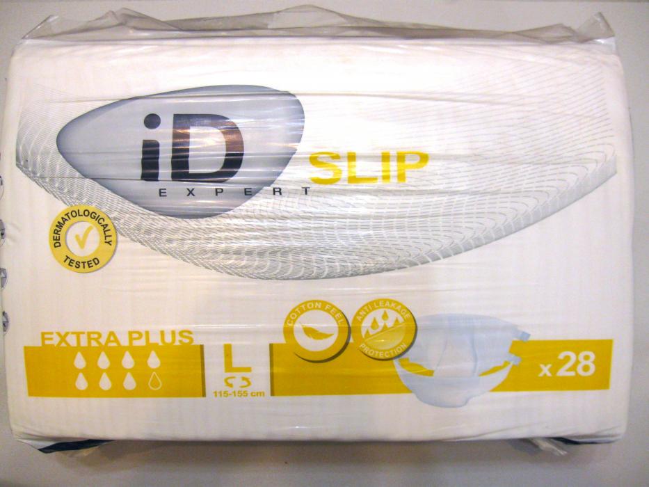 Підгузки для дорослих iD Expert Slip Extra Plus L 115-155см 28шт