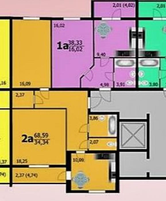 Продам 2 кімнатну квартиру, новобудова 7000 грн/м2 \ 69 кв.м 