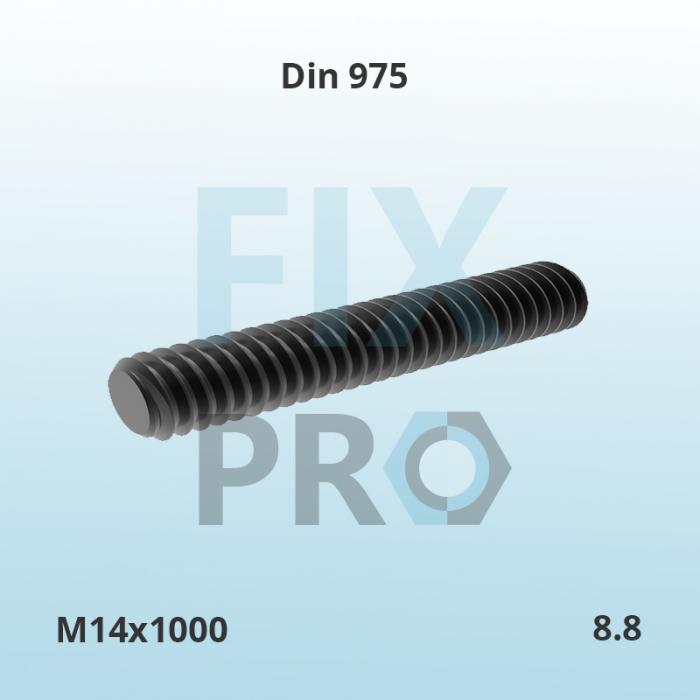 Шпилька резьбовая DIN 975 высокопрочная 8.8 10.9 12.9 нержавеющая A2
