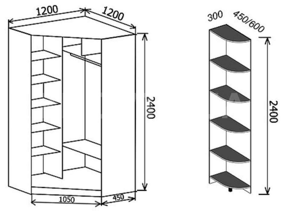 Ширина 600. Угловой шкаф 120х120. Чертеж шкафа трапеции. Шкаф купе трапеция угловой схема. Угловые шкафы купе 120х120.