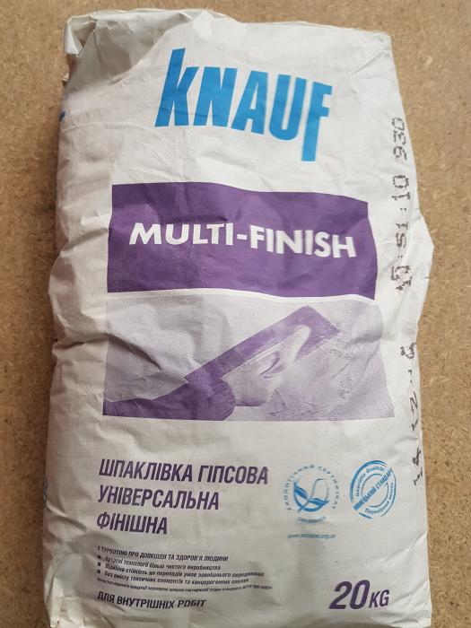 Продам 1 мешок 20кг. финишной шпаклевки Knauf Multi-Finish 