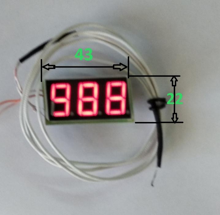 Термометр ТТ1000, до +999°С, с термопарой ТХА