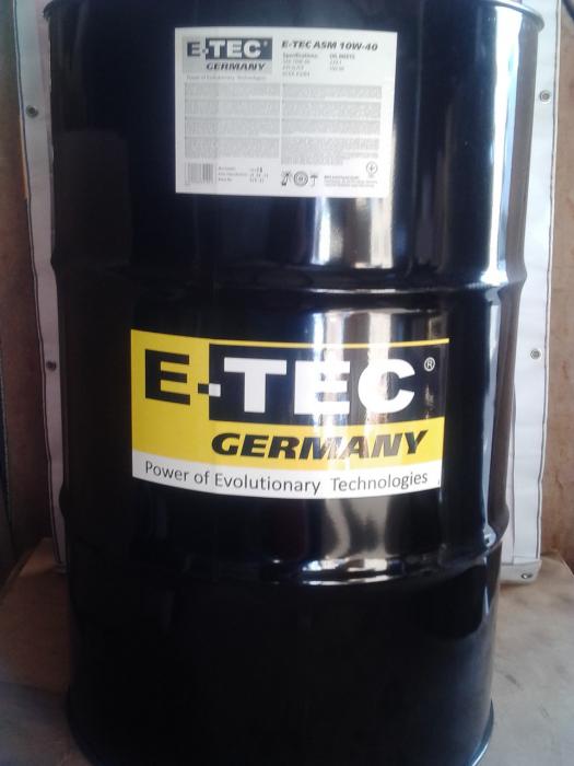 Моторное масло E-TEC 10W 40 бензин/Дизель 