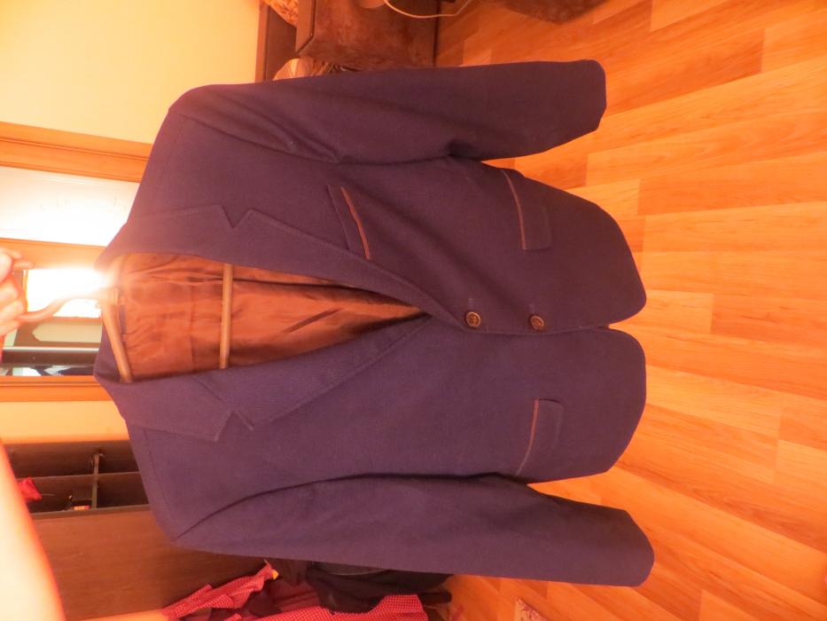 Шкільний піджак для хлопчика 10-12 років, синій