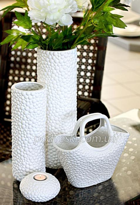Керамические вазы и подсвечники коллекции Этна от украинского производ
