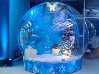 Прозора сфера, диво куля, шоу куля, snow globe 