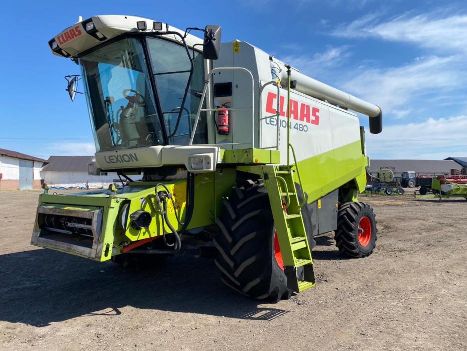 комбайн Claas Lexion 480 2002 рік виготов.  Мотор САТ С12 400к.с. 