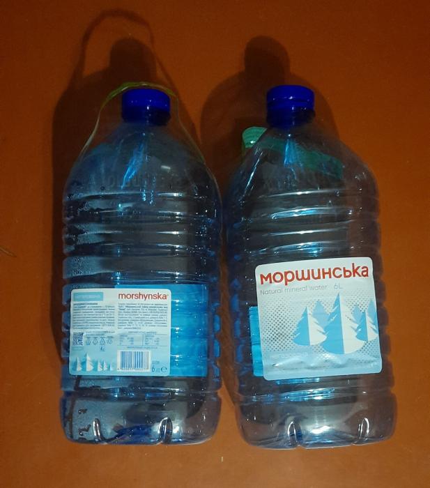 Пластикові пляшки Моршинська 6,0л 18 шт. Чисті. 