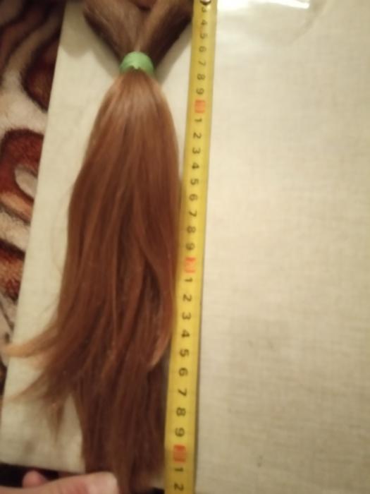 Продам натуральні волосся ,шатен, дитячий зріз,32 см,75грамм,рівні.