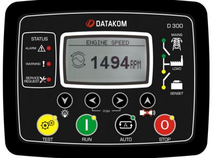 DATAKOM D-300-MK2 Багатофункціональний контролер генератора MPU + J193