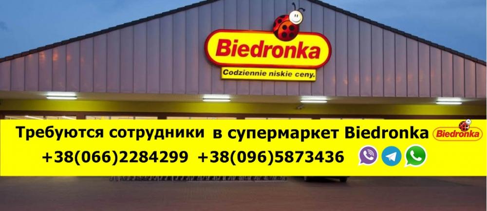 Требуется работник в супермаркет Biedronka, Польша