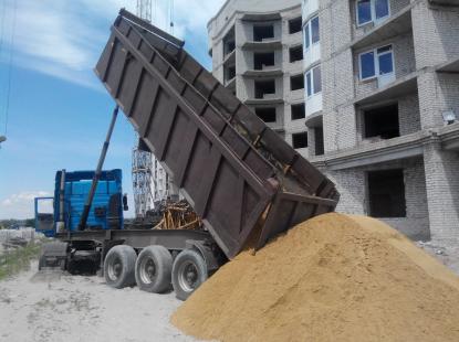 Песок Николаев от 25 тонн с доставкой