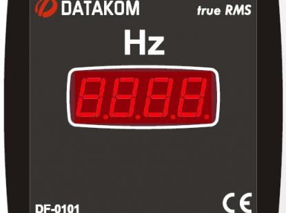 DATAKOM DF-0101 Частотомер, 1 фаза, 72x72 мм
