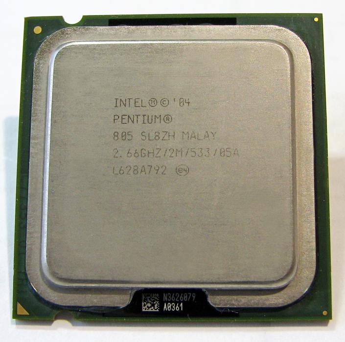Продам 64-bit CPU Intel Pentium D 805 SL8ZH 2.66 GHz Socket LGA775