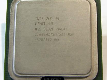 Продам 64-bit CPU Intel Pentium D 805 SL8ZH 2.66 GHz Socket LGA775