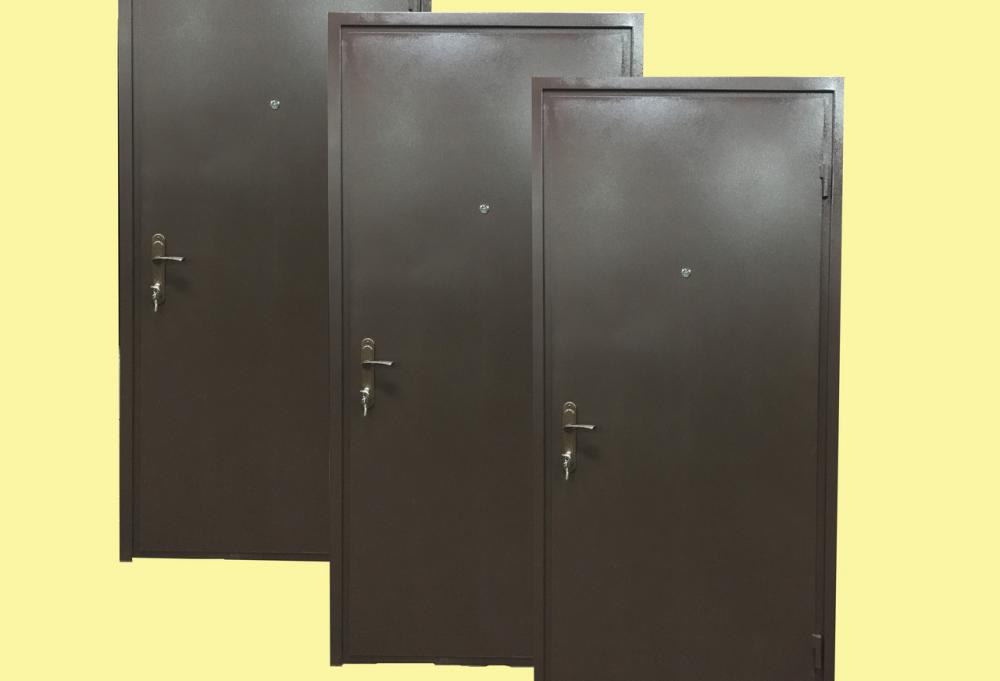 Двери входные металлические " сова " серия эконом (850 х 204