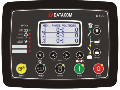 DATAKOM D-500-MK2 Багатофункціональний контролер генератора/двигуна