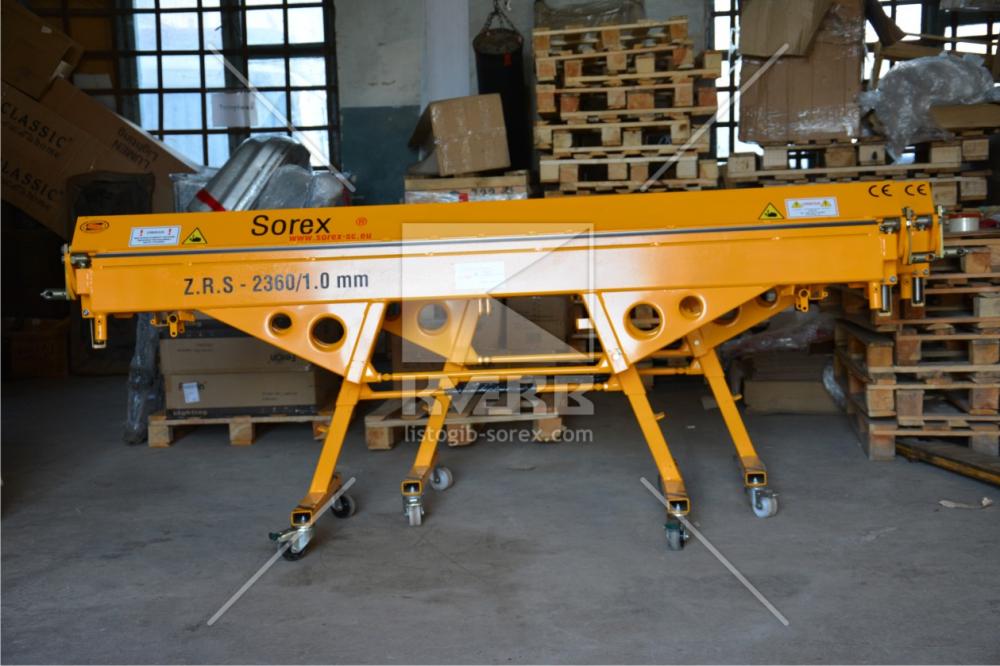 Обладнання для гнуття листового металу Sorex ZGR-2360
